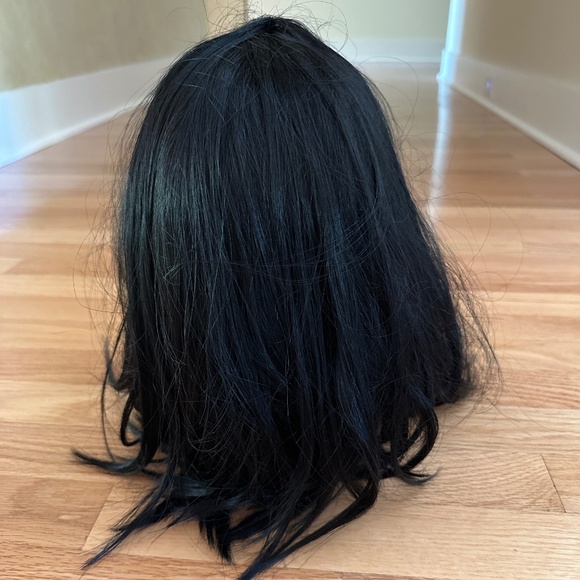 Black Pageboy Wig Halloween Wig Black Hair Wig Womens - Picture 3 of 8